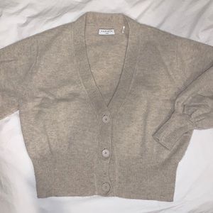 sandro wool cardigan